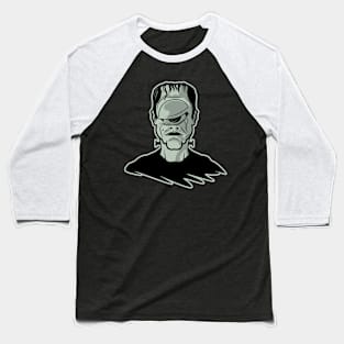 One Eyed Frankenstein Baseball T-Shirt